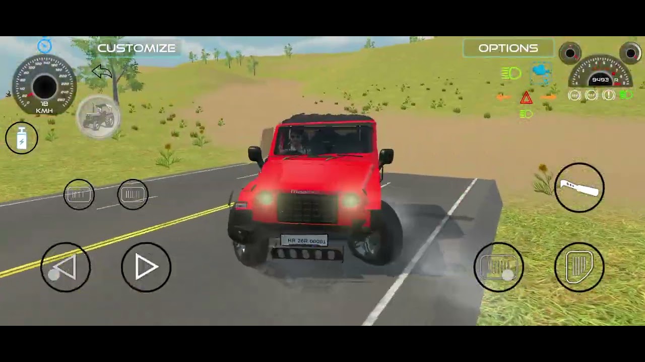 Flying thar थार उड़ती है Indian simultaneously 3D game video 