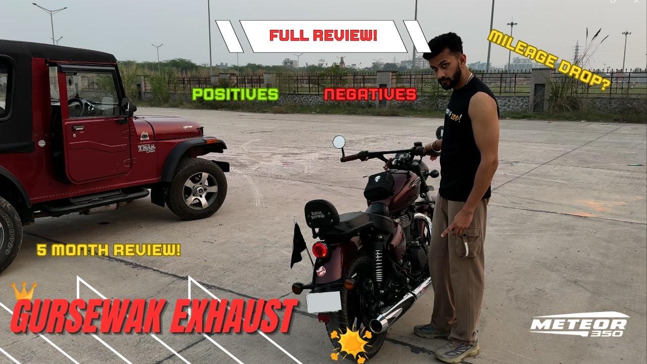 Gursewak Exhaust 5 Month Review | All Questions Answered (Positives, Negatives, Mileage Drop, Price)
