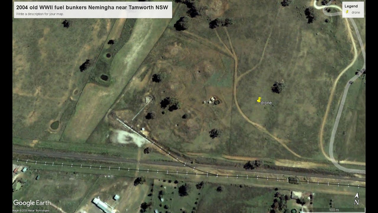 Tamworth WWII history  Fuel bunkers hidden in Nemingha by airforce NSW
