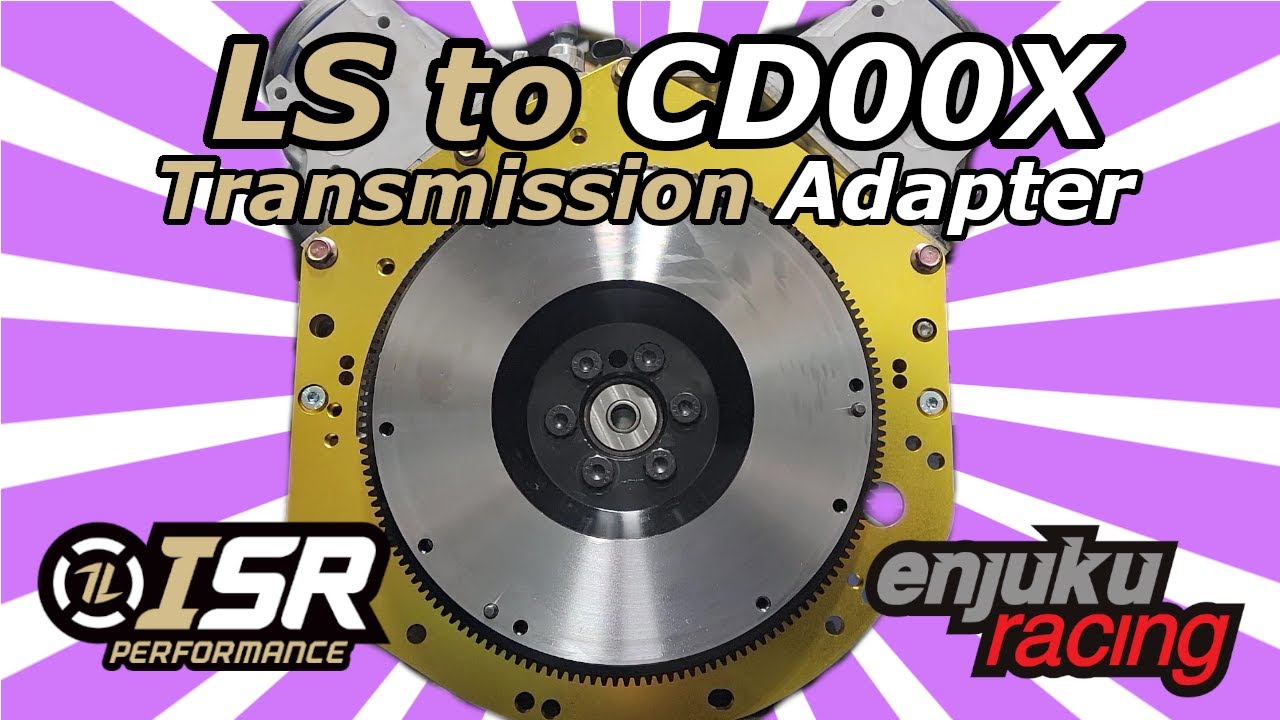 Installing the ISR Performance LS to CD adapter plate with flywheel and clutch