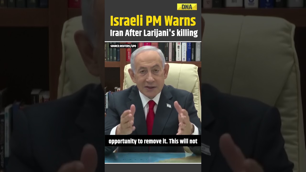 Iran Israel War: Netanyahu Confirms Iran Security Chief Ali Larijani Killed | Israel Iran War