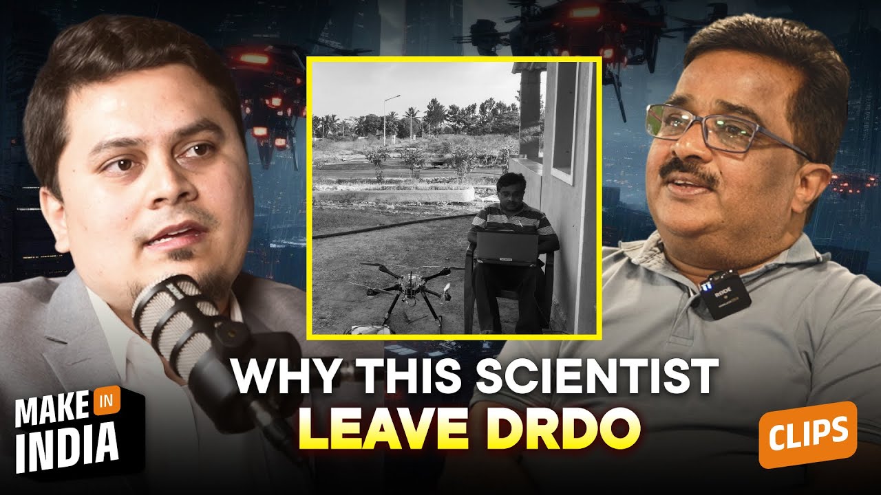 Indian Scientist reveals Why he left DRDO!! | #podcast #makeinindia