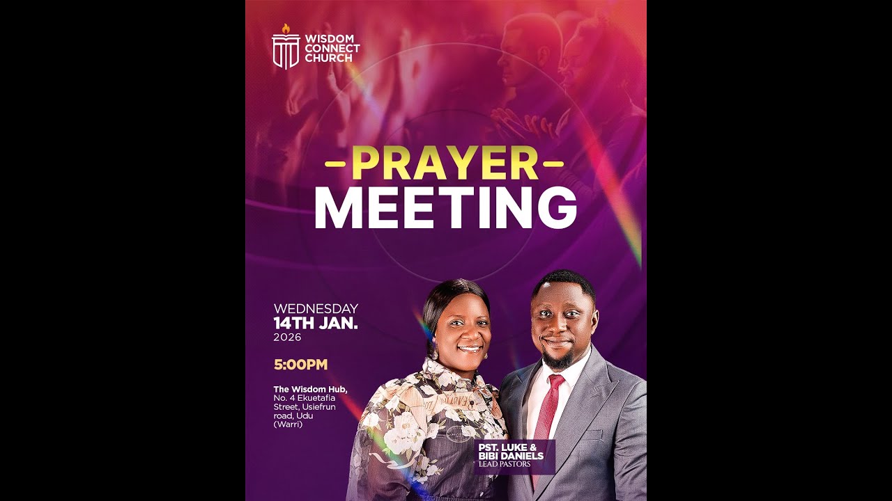 Prayer Meeting Service | January 14th, 2026 | Pst. Luke Daniels