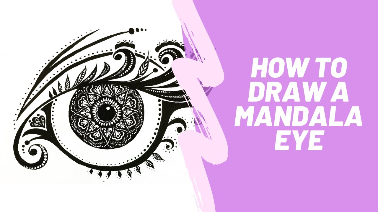 How To Draw A Mandala Eye