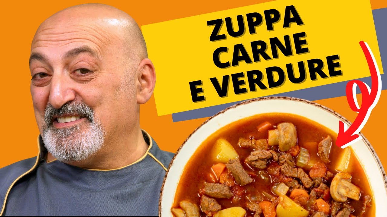 Zuppa di carne e verdure - perfetto comfort food!