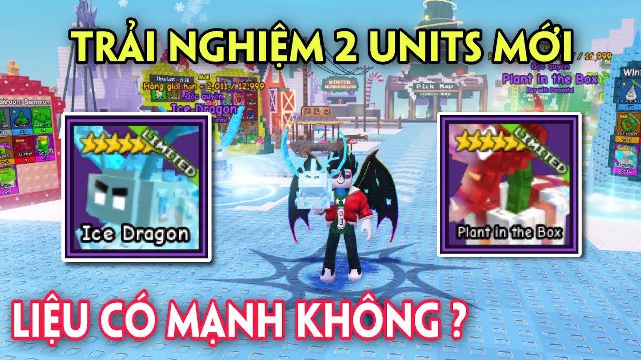 GARDEN TOWER DEFENSE - TRẢI NGHIỆM 2 UNITS MỚI ICE DRAGON VÀ PLANT IN THE BOX #58