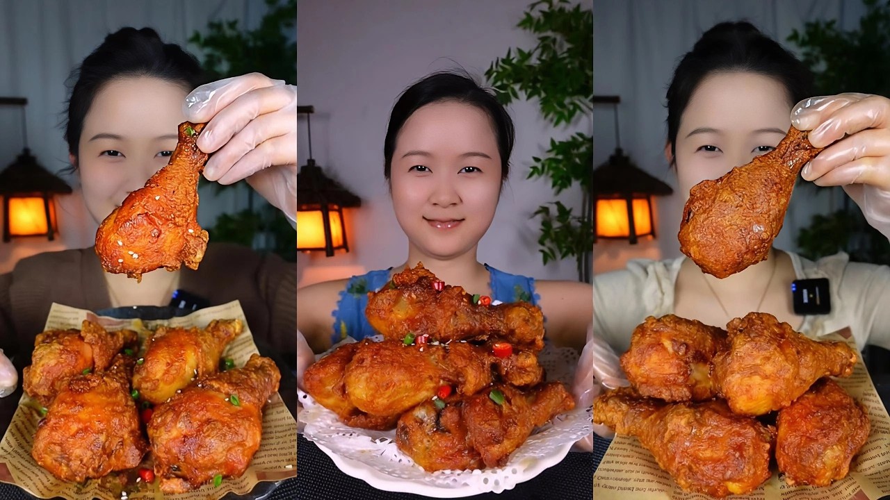 Chinese Food Asmr/ Mukbang Eating Show | Soslu Çin Yemekleri Yeme