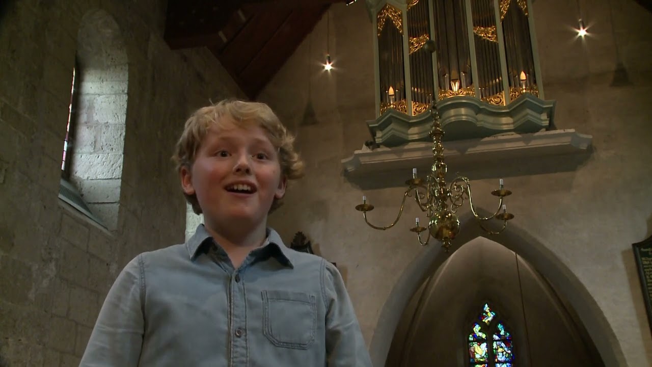 Market garden,Oude Kerk Oosterbeek, Abide with me :Syl Becht jongenssopraan,Jack Blok orgel