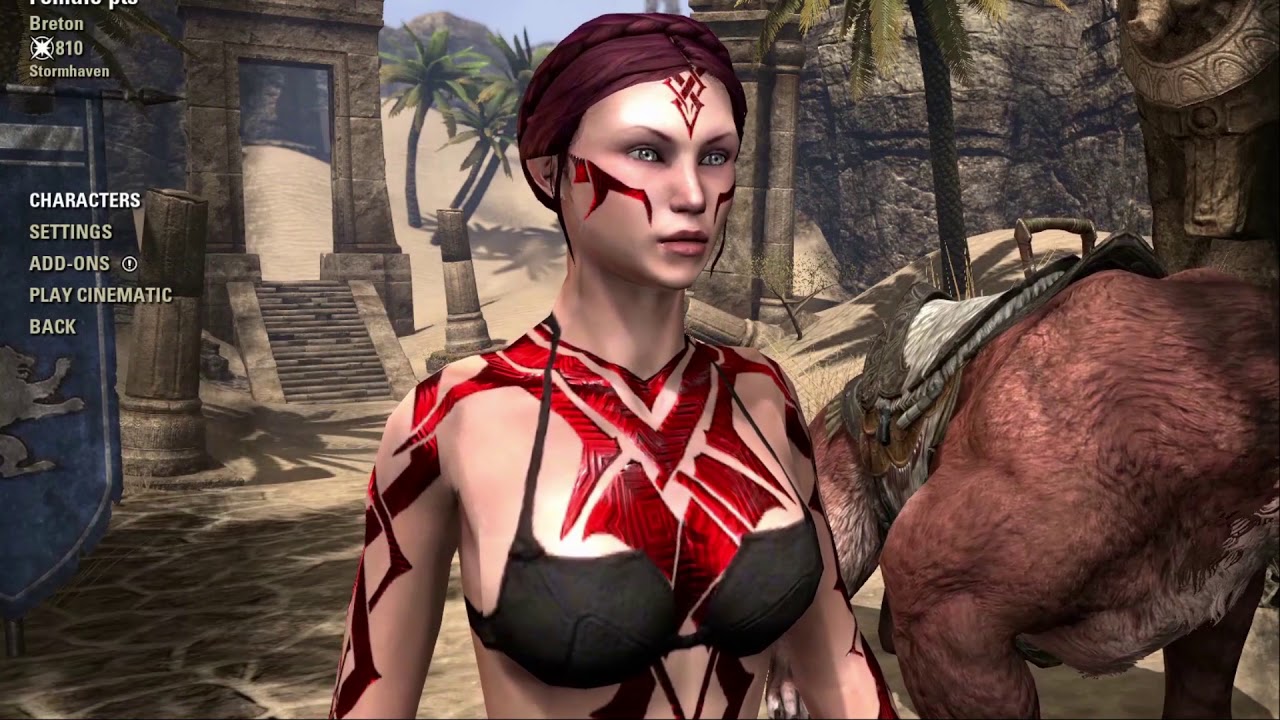 ESO Harrowstorm Preview - Dye, Emote and Markings!
