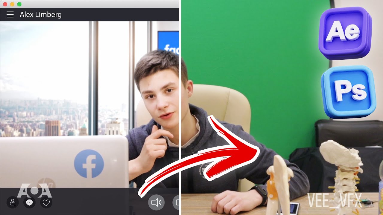 AOA Interview breakdown | Green Screen + Compositing