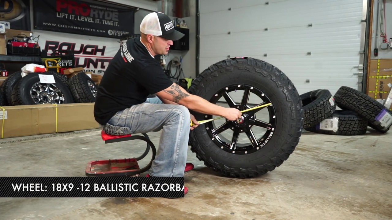 Custom Offsets Match Up: 35x12.5 on 18x9