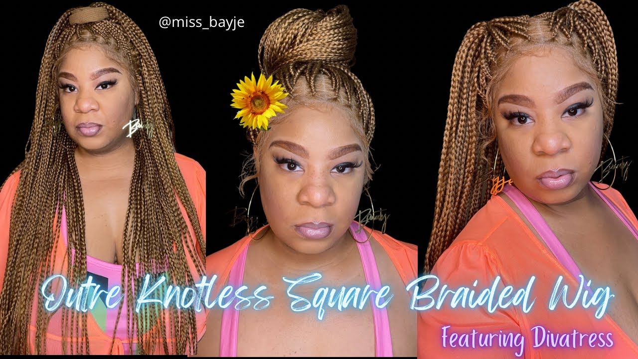 Outre Knotless Square Braided Wig ft. Divatress