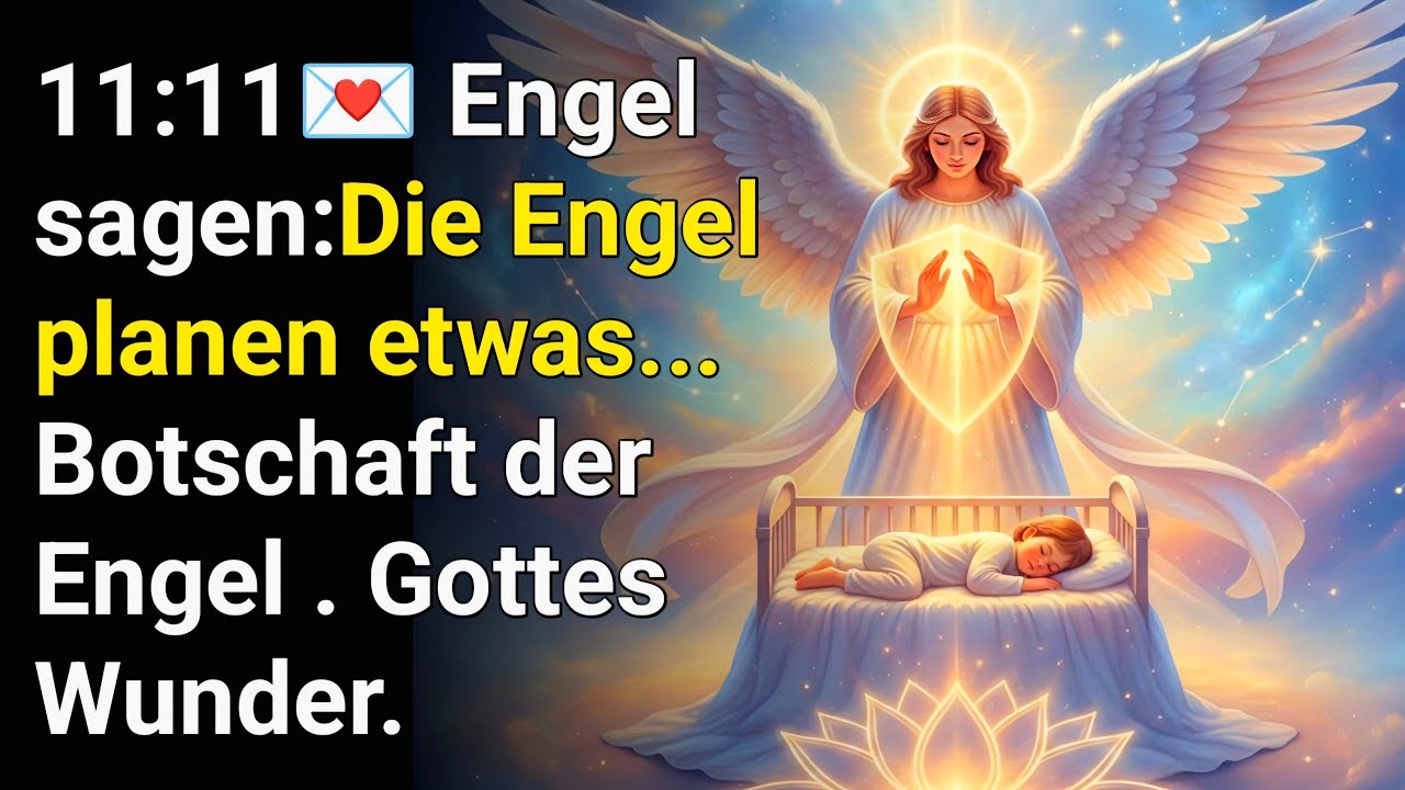 11:11💌 Engel sagen:Die Engel planen etwas....Botschaft der Engel.Gottes Wunder heute.