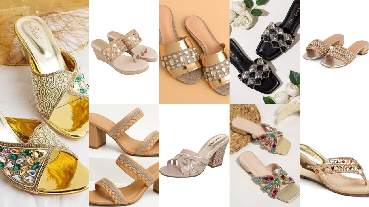 Most Beautiful Eid Sandals for Girls | Latest Footwear Designs