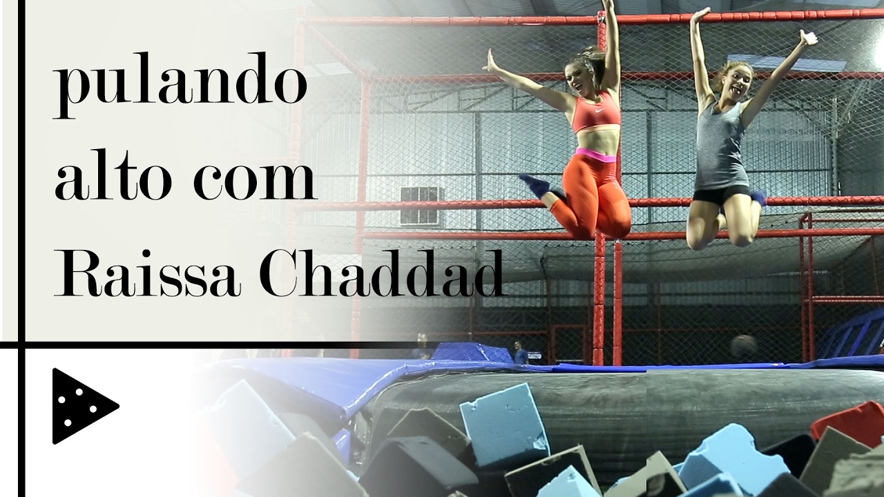SÓ NO PULO: TRAMPOLIM E DESAFIO COM RAISSA CHADDAD