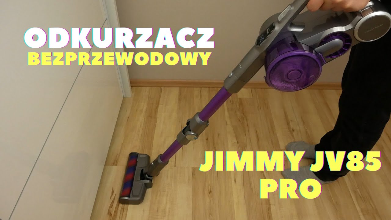 Jimmy JV85 PRO Najmocniejszy Pionowy Odkurzacz Bezprzewodowy [200 AW / 25kPa]
