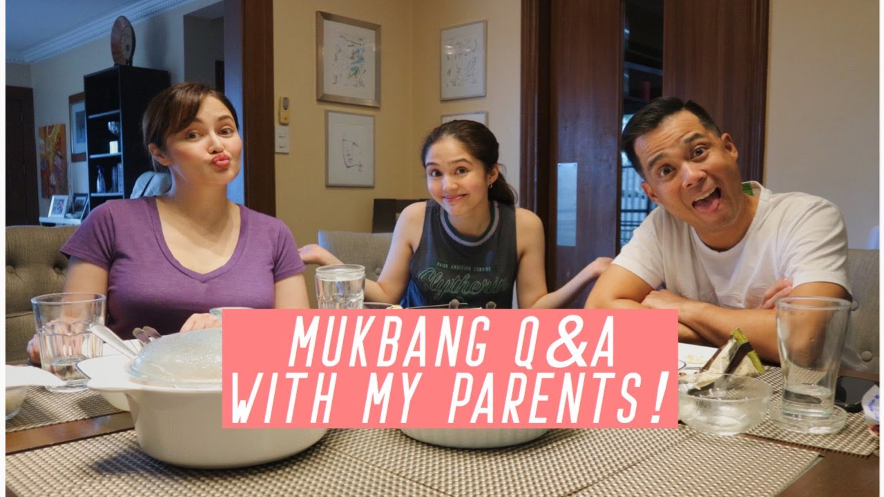 MUKBANG Q&A with my parents!!