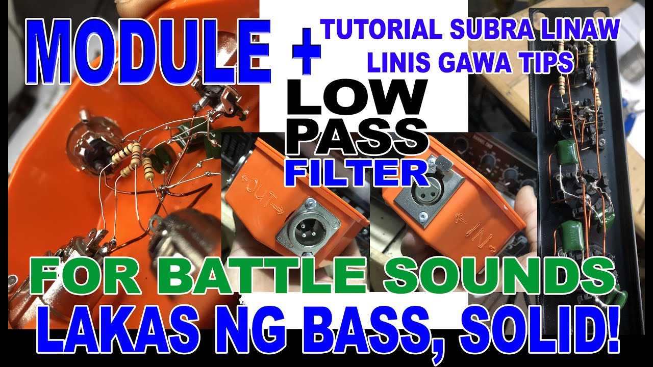 Malinaw Malinis pagawa ng Module for Battle  Sounds, Low Pass Filter, Subrang lakas SOLID! 2022
