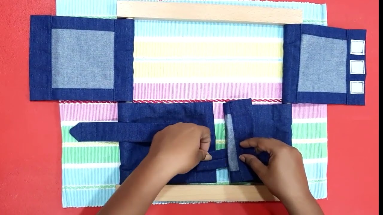 Dressing frame - Velcro frame    |    PLE     |     MMI Bibvewadi preschool