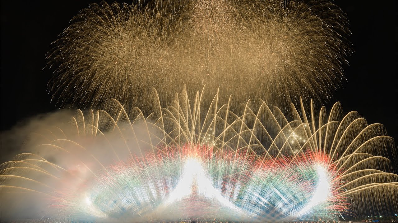 4K HDR | Japan Fireworks Show | Noshiro no Hanabi 2021| BMD DaVinci Resolve ACEScct Graded