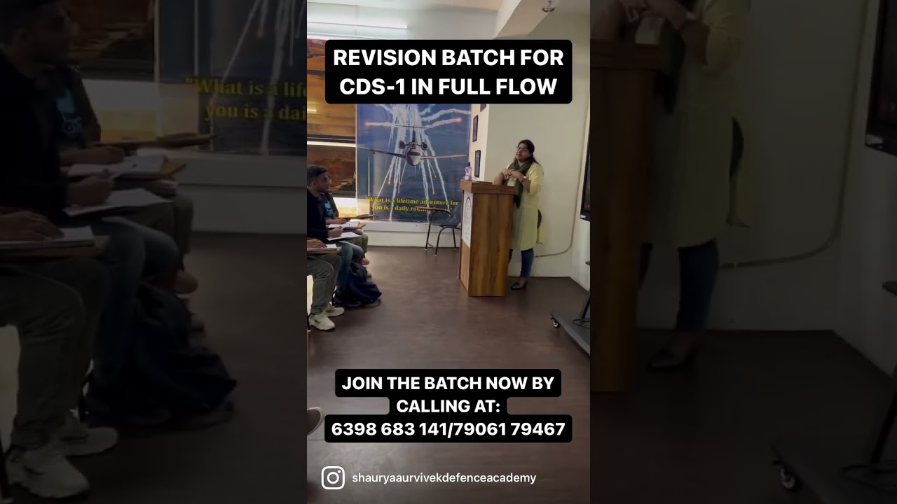 REVISION BATCH FOR CDS-1 IN FULL FLOW. I #cds #revision #cds2023 #cds1