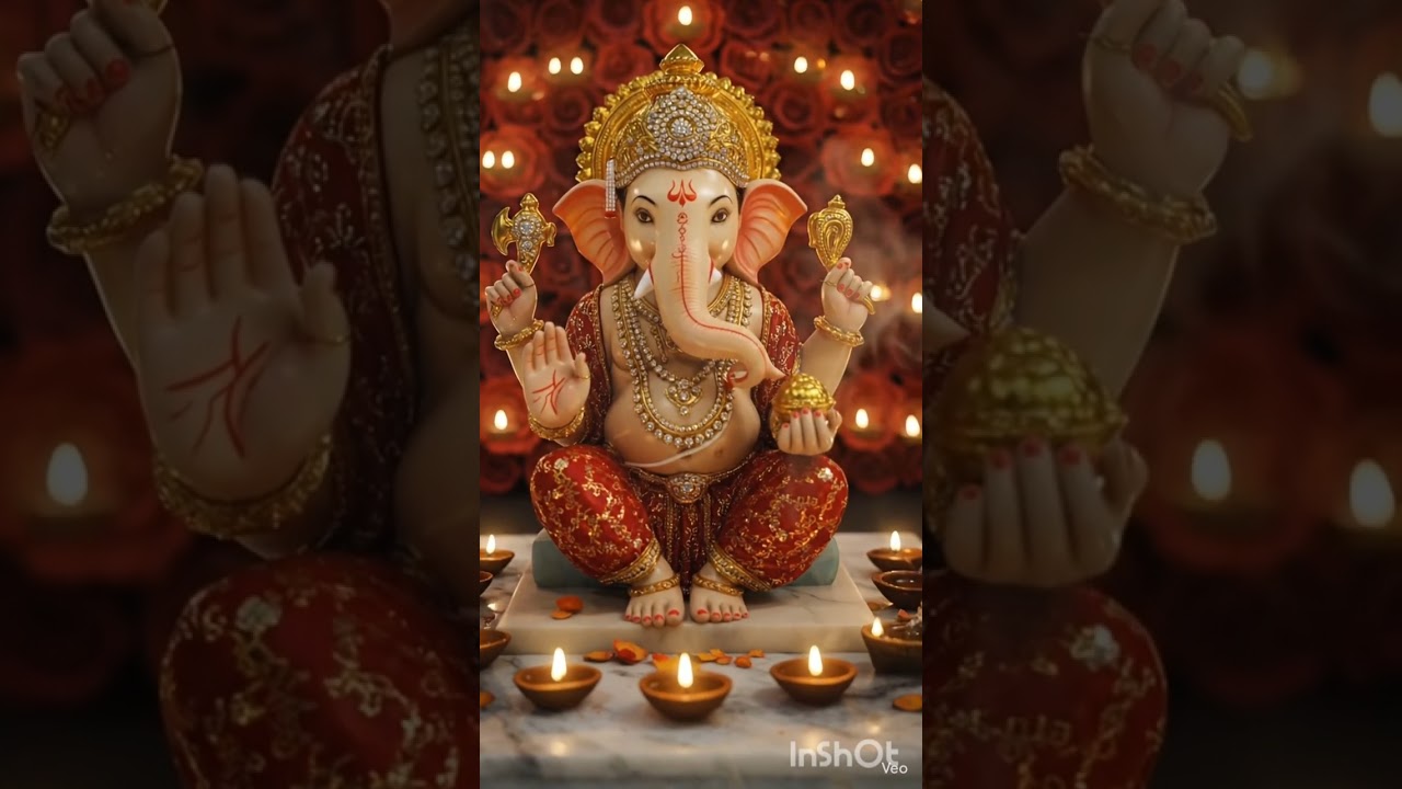 Ganesh chalisa -subha mangal barko Suno Sabi bhakta Jan ko manokama Pura hunx #jayaganesh #youtubers