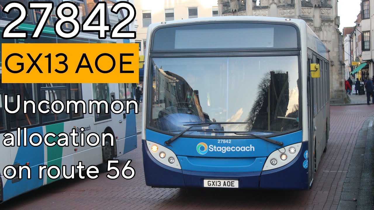 Stagecoach South 27842 (GX13 AOE) on the 56 to Chichester 28/02/26