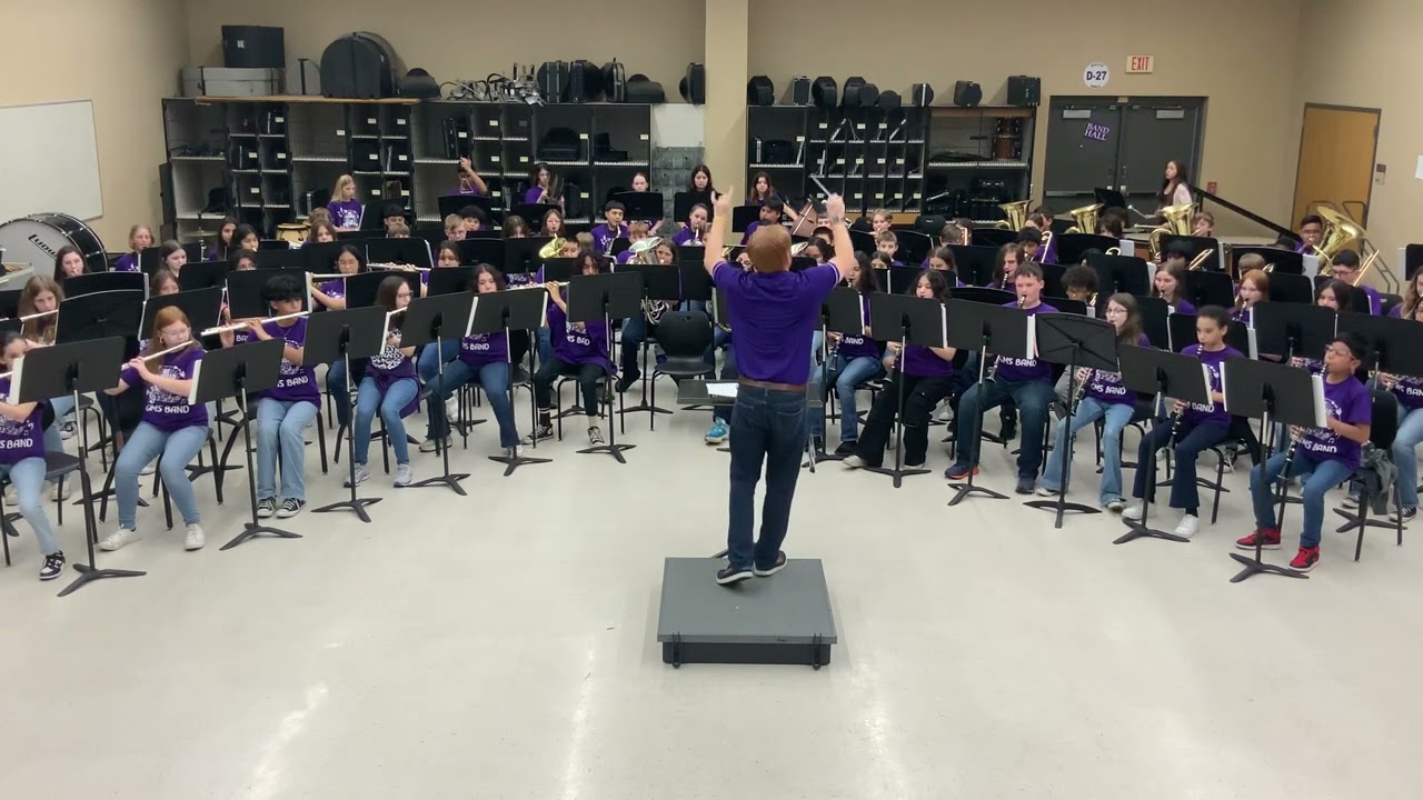 Groves MS Band Beginners Pride of Texas- March Primo