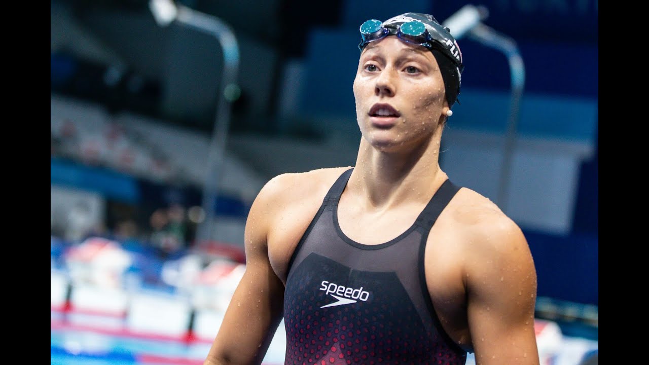 After A Very Long Break Olympic Medalist Hali Flickinger Returns to Racing At The FINA World Cup