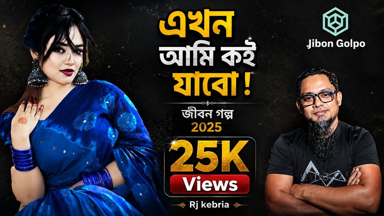 এখন আমি কই যাবো | জীবন গল্প ২০২৫ | Jibon Golpo 2025 | RJ Kebria