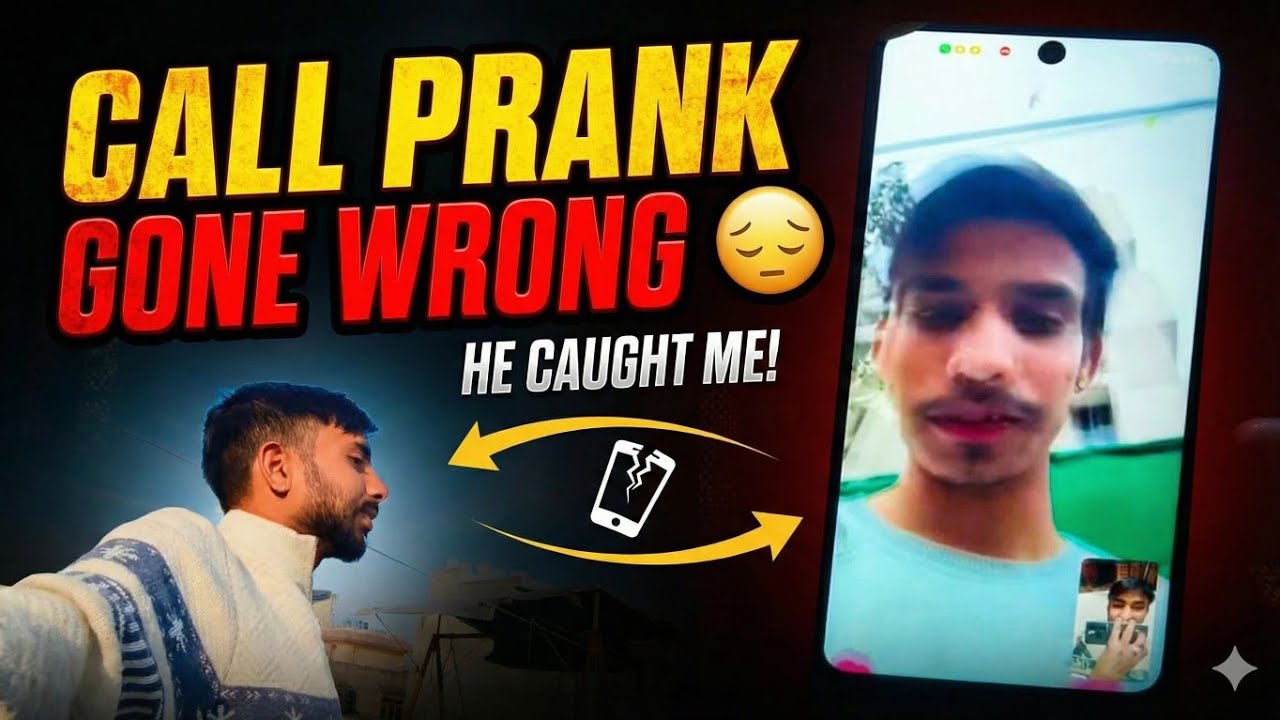 CALL PRANK GONE WRONG! 😱 He Caught Me!