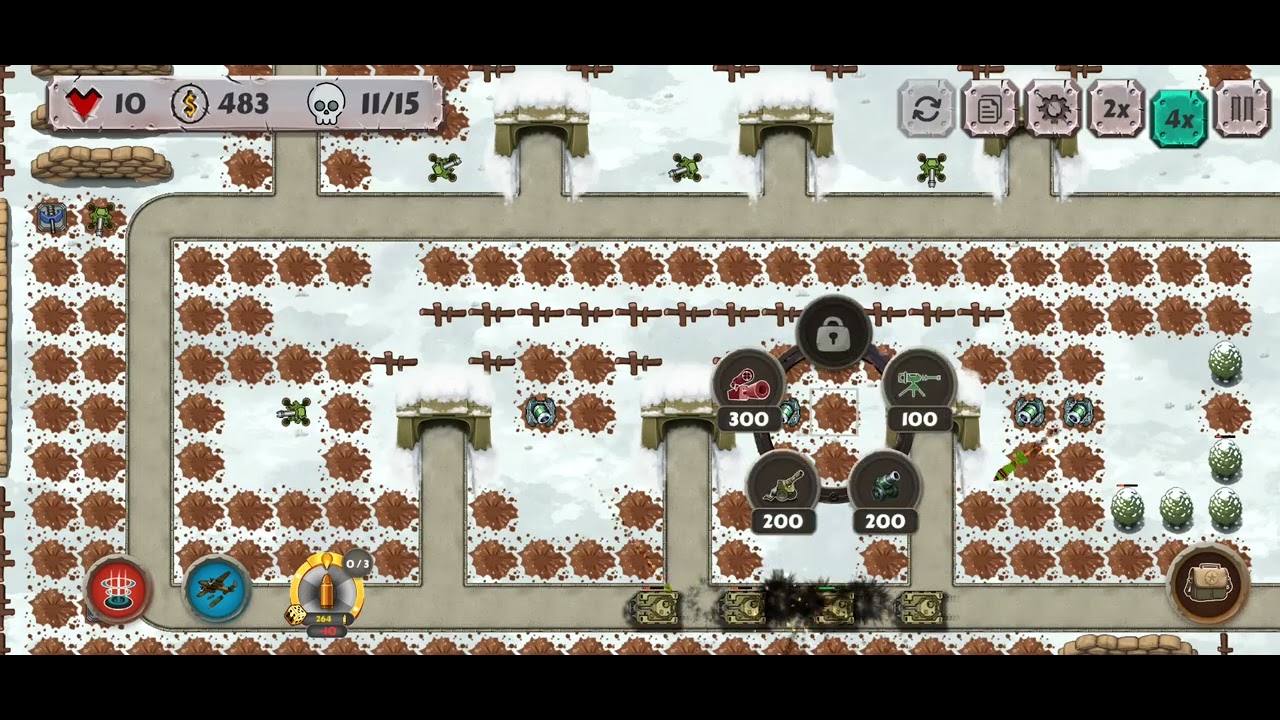 Battle Strategy: Tower Defense Season 5 Level 9 Full walkthrough 3 Stars