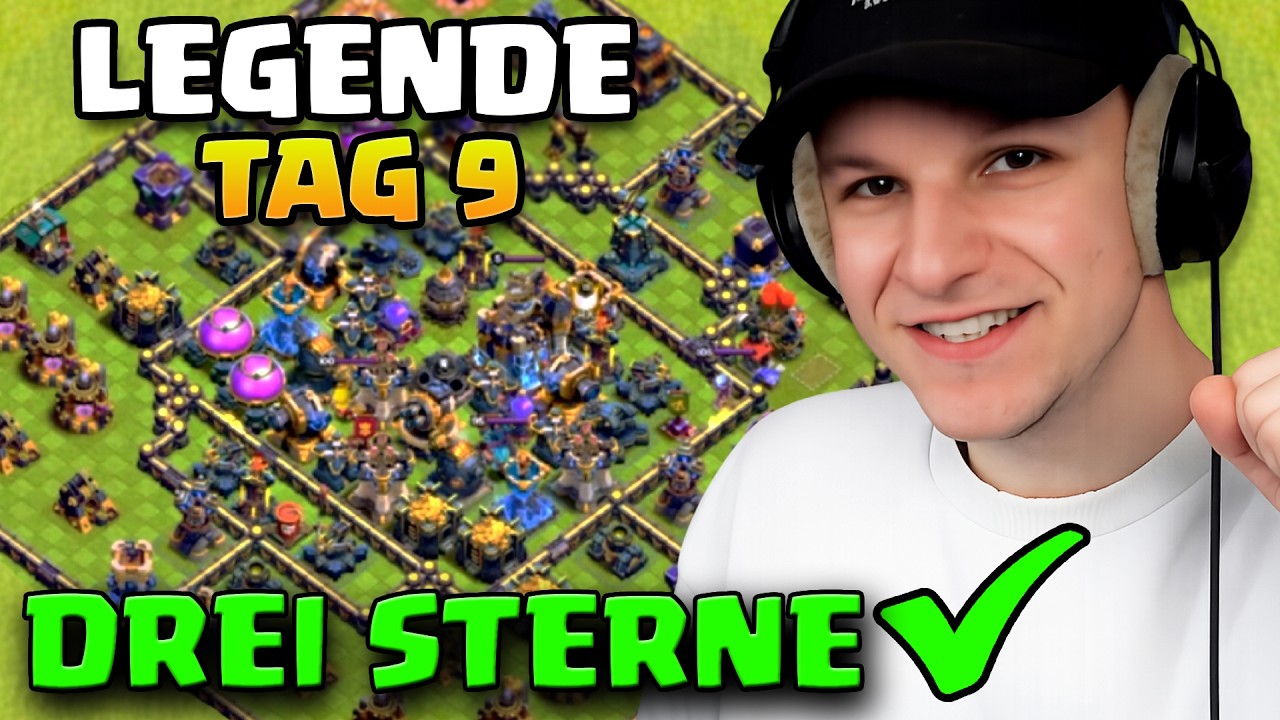 OP BASE GEKNACKT!😍 ALLE Angriffe [Tag 9] 🏆 Legenden Liga Push | byHenrik Clash of Clans Highlights