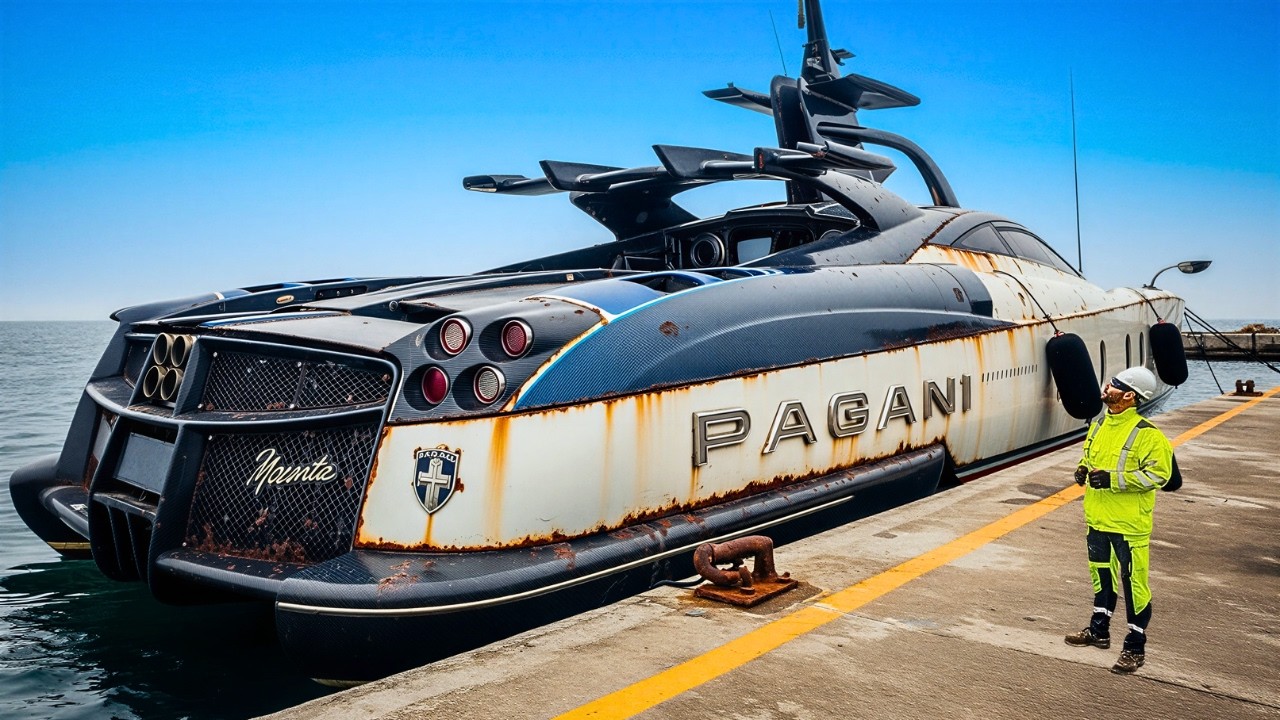I Bought an Abandoned Pagani Yacht and Restored it to like New ( REAL Restoration )