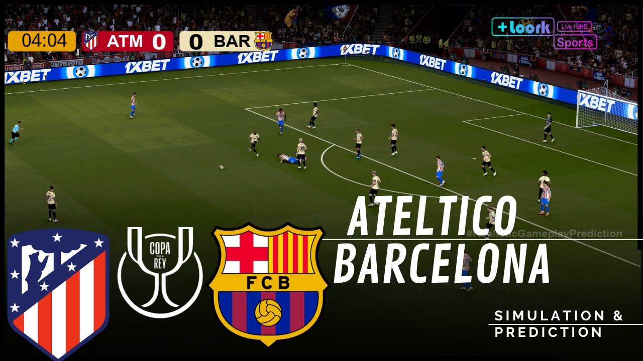 Atletico Madrid  vs. Barcelona | Copa deL Rey 2026 | Full Match Simulation/Prediction