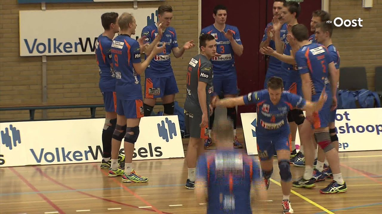 Sfeervolle laatste wedstrijd top-volleyballers Rivo Rijssen