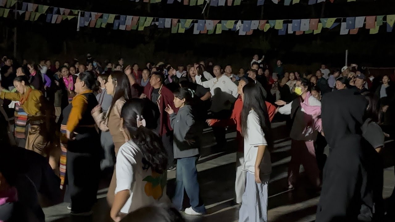 Mundgod Lhakar Gorshey 21/1/2026#tibetanvlogger #mundgod #dance 