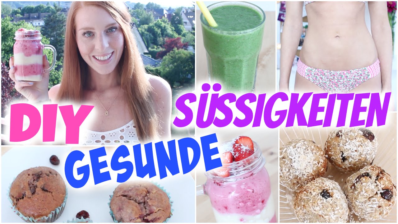 DIY 4 GESUNDE SÜßIGKEITEN für UNTERWEGS + ZUHAUSE (SCHWIMMBAD TAUGLICH!) : BIKINI BODY OHNE DIÄT