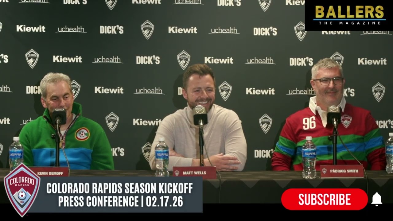 Colorado Rapids Season Kickoff Presser: Pádraig Smith, Kevin Demoff & HC Matt Wells | MLS | 02.17.26