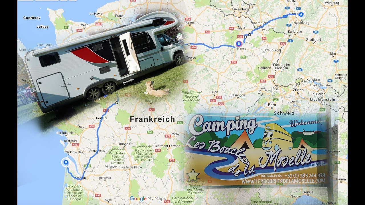 Wir sind wieder unterwegs 🚌: Camping les Boucles de la Moselle
