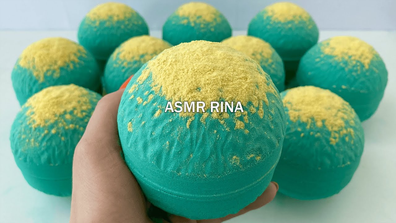 ASMR crispy baking soda pebbles crumbles and sifting АСМР хруст