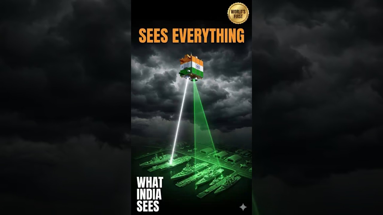 India Sees What Others Can't #shorts  #india #satellite #science #sciencefacts
