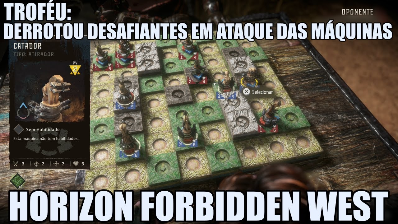 HORIZON FORBIDDEN WEST | TROFEU DERROTOU DESAFIANTES EM ATAQUE DAS MÁQUINAS | PT BR | PS5