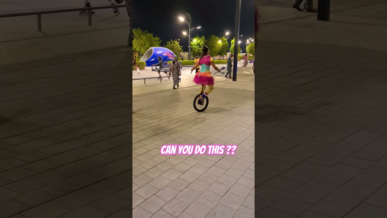 The juggler lady ❤️Al jada park Sharjah #bravosehree #shorts