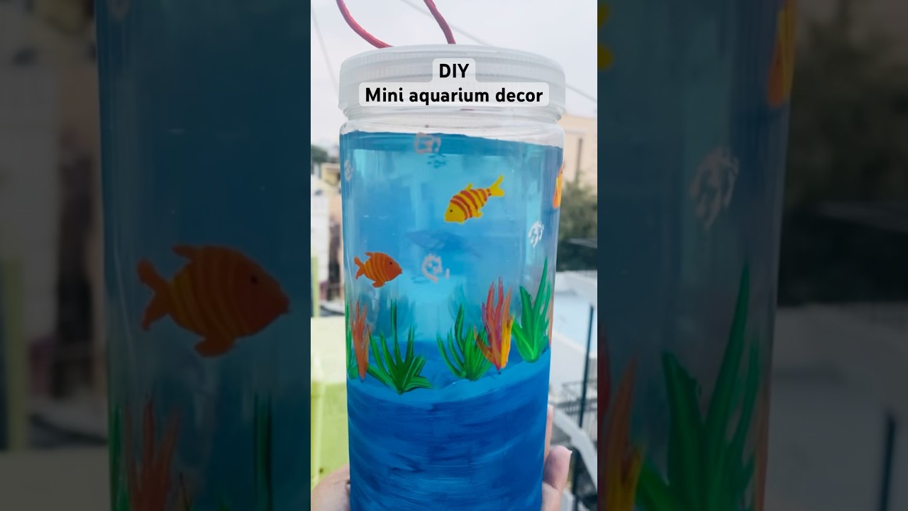 DIY- Mini aquarium decor💫🐠