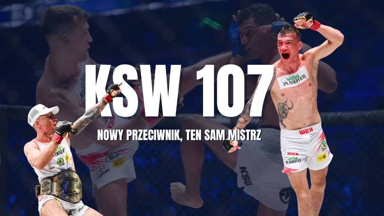 Jak wygrać ze złamaną nogą? Nowy rywal, ten sam MISTRZ | KSW 107 vlog