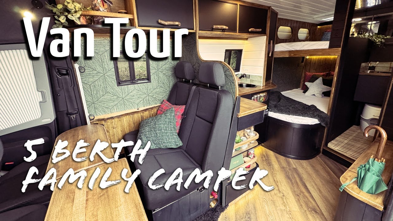 VAN TOUR | 5 BERTH WITH 3 SHOWERS | LWB Mercedes Sprinter