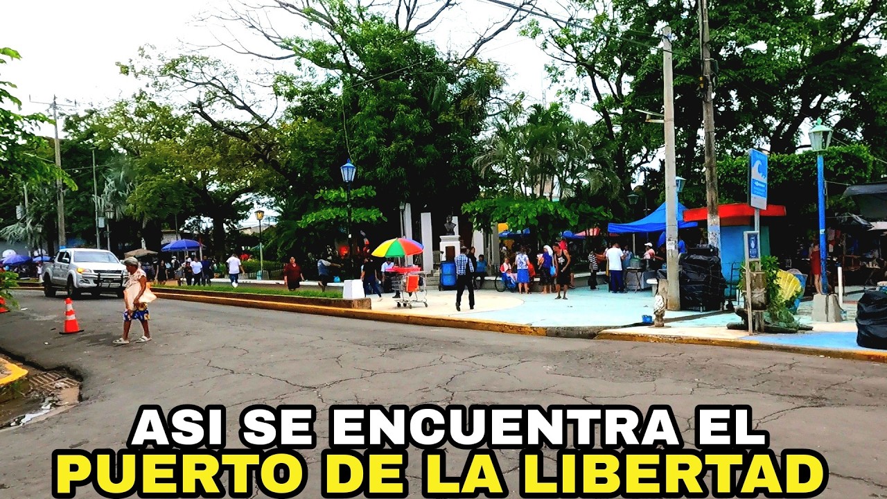 ASI SE ENCUENTRA EL PUERTO DE LA LIBERTAD.