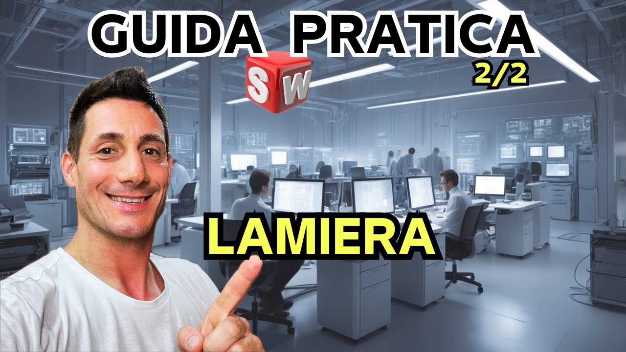 COME disegnare LAMIERE con SolidWorks 2/2 #solidworkstutorial #solidworks