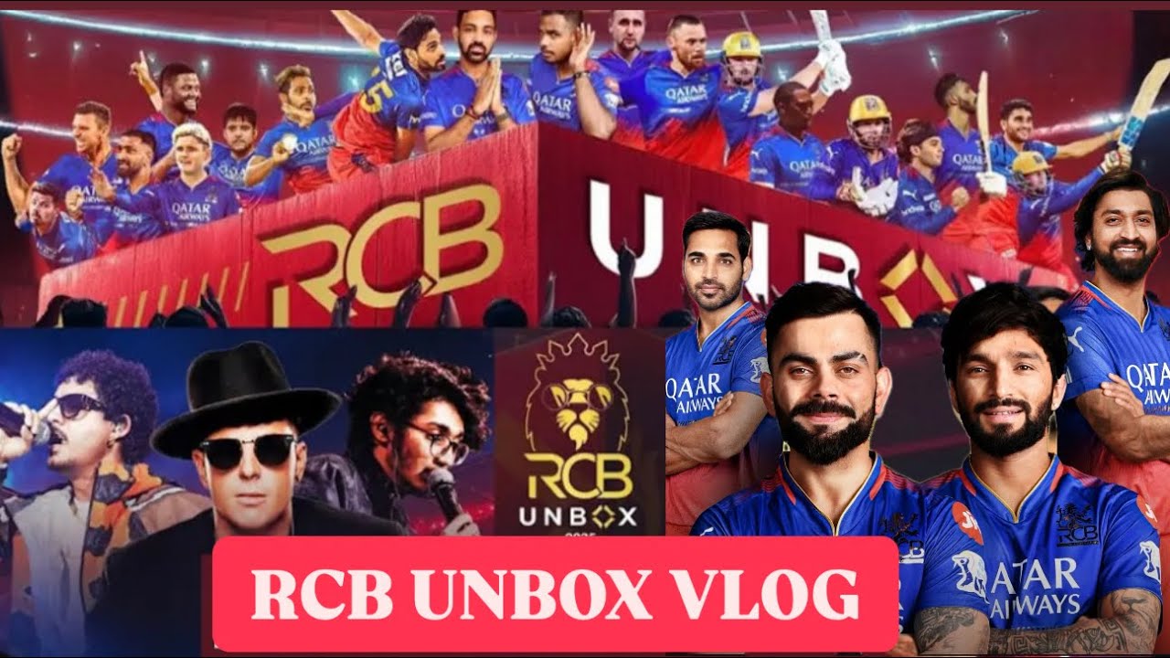 RCB Unbox 2025 – Bigger, better and bolder || Hanuman Kind || Shanjith ||| All Ok || Timmy trumpet||